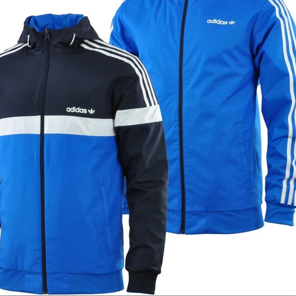 🌦New Adidas Originals Reversible Windbreaker - Picture 7 of 8